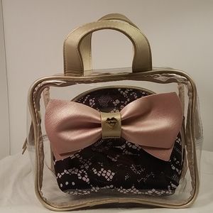 Bestey Johnson Clear purse with compartment bags